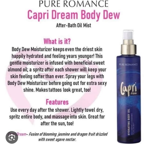 Capri Dream Body Dew/Oil - Picture 4 of 4